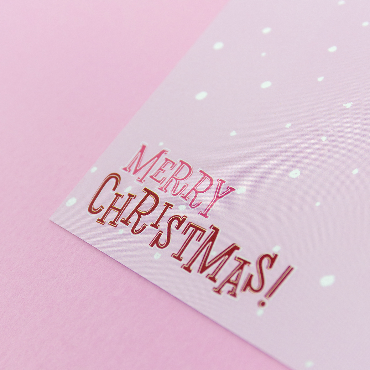 Detail van kerstkaart 'Ho Ho Ho' van Franje Design