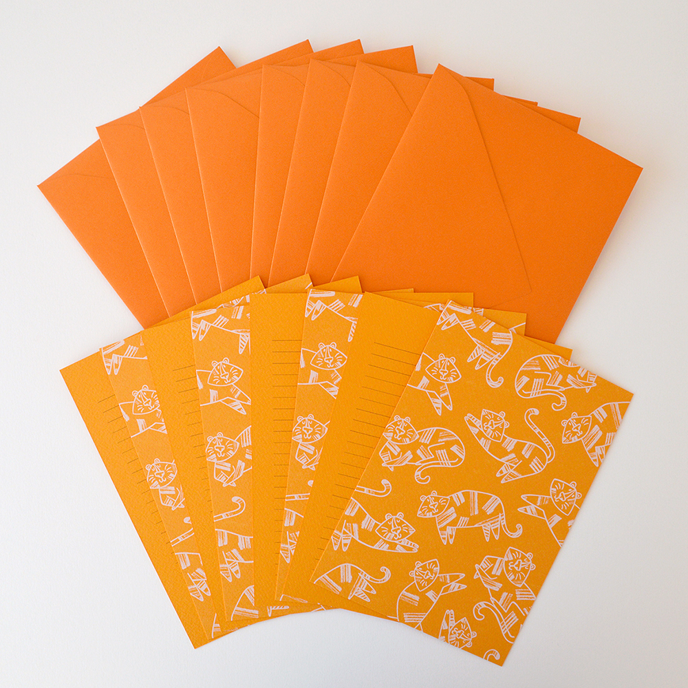 Luxury Letter Writing Set 'Tiger' - Afbeelding 2