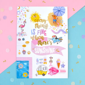 Seasonal mini print 'Summer'