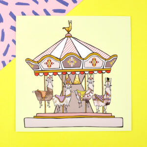 Print 'Llama Carousel'