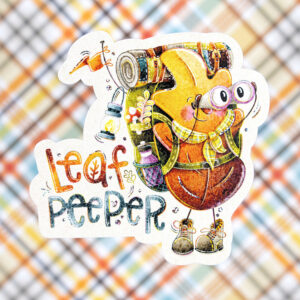 Sticker 'Leaf Peeper'