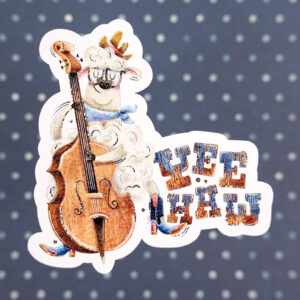 Yeehaw vinyl sticker van Franje Design