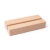 With wooden stand