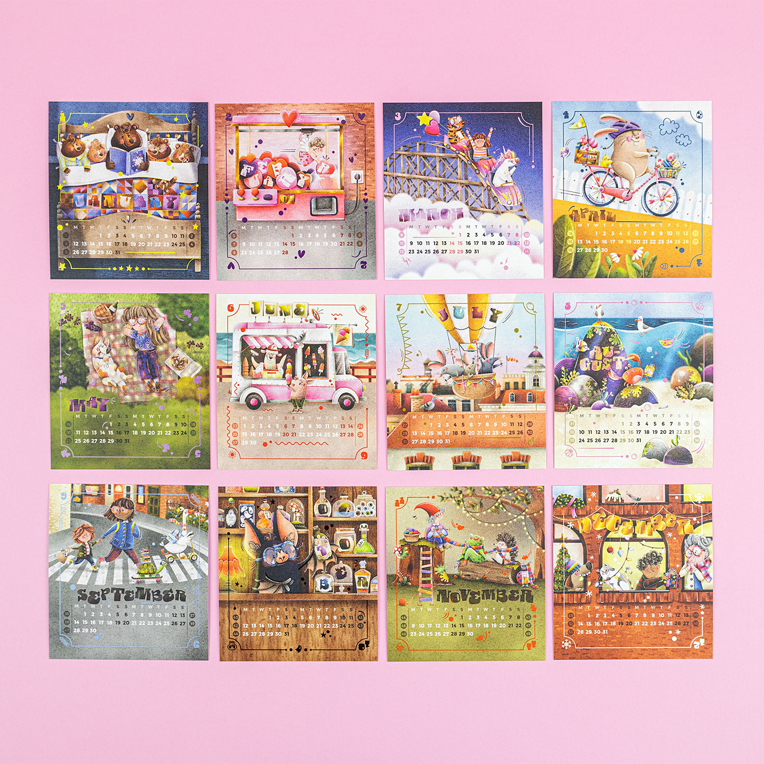 2026 Mini Desk Calendar - Afbeelding 8